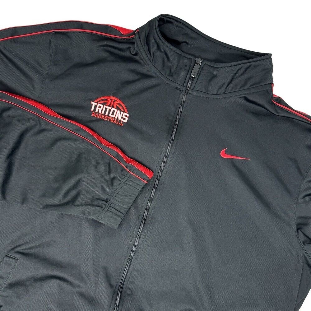 Nike XL Tritons‎ Practice OT Black Basketball Zip-Up Training Jacket 411218-011